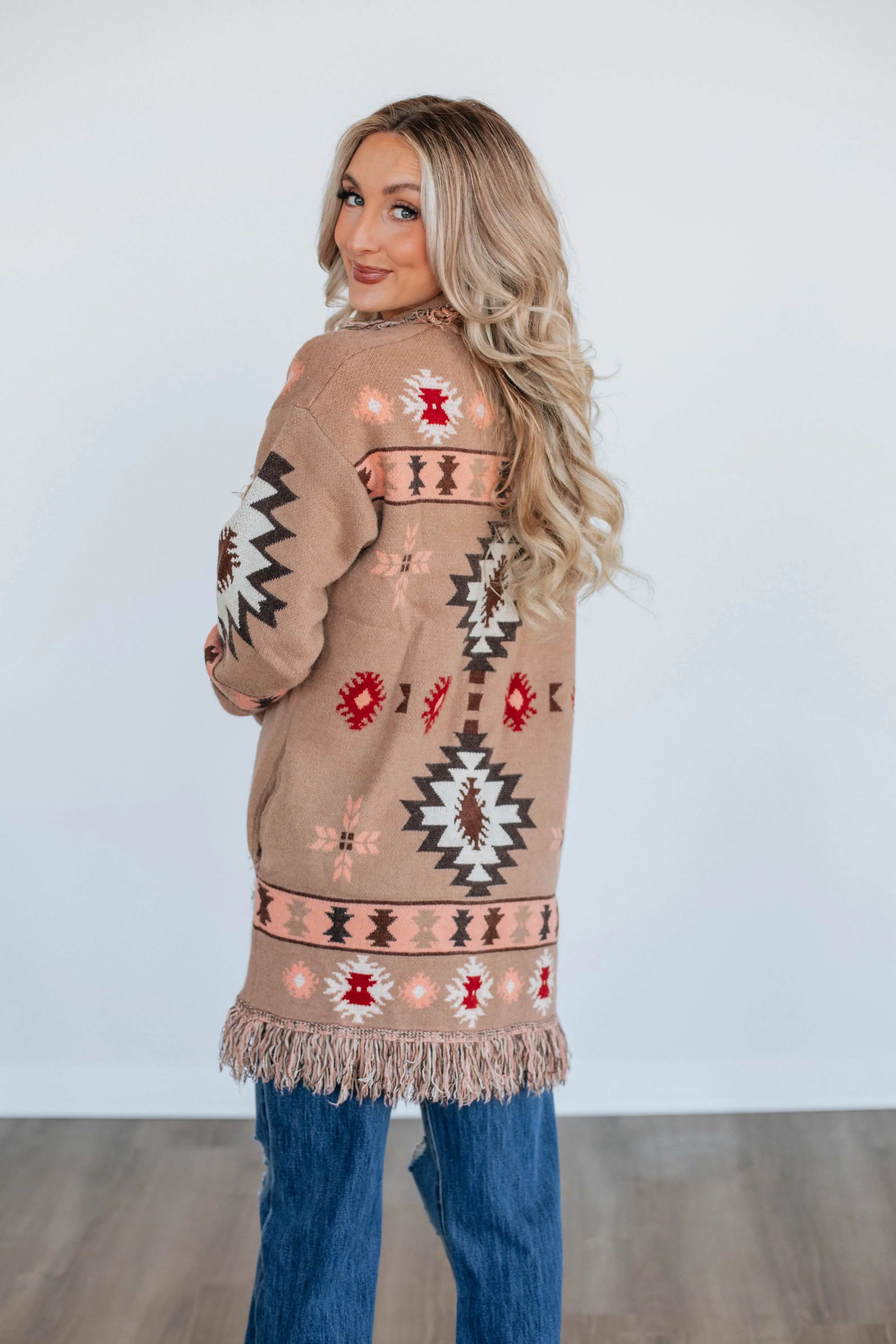 Mckaye Aztec Cardigan sold by Wild Oak Boutique product image thumbnail 5