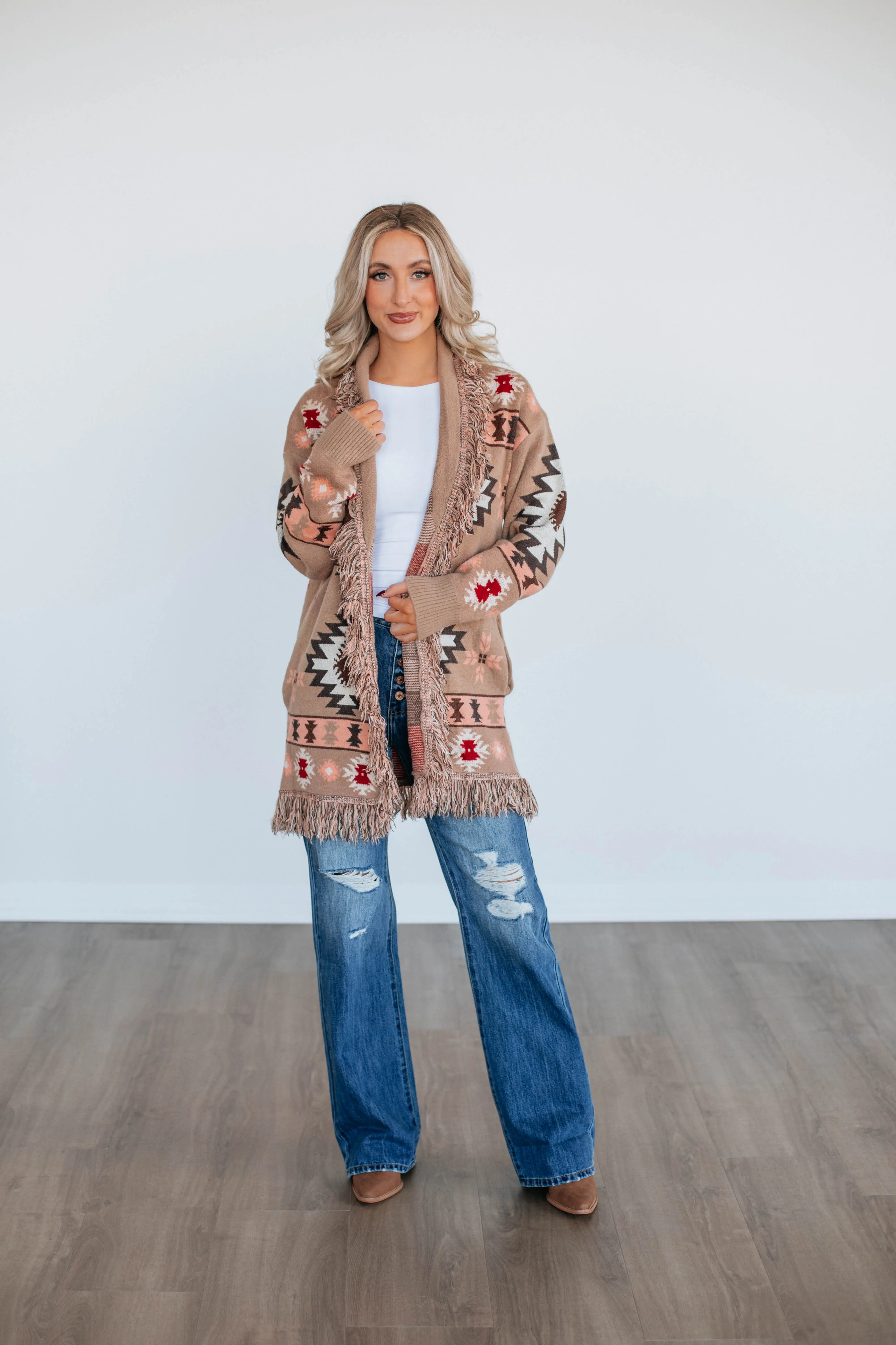 Mckaye Aztec Cardigan sold by Wild Oak Boutique product image thumbnail 2