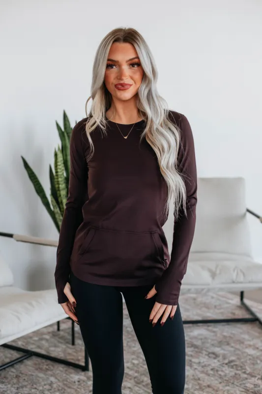 Caron Active Top - Espresso made by Mono B
