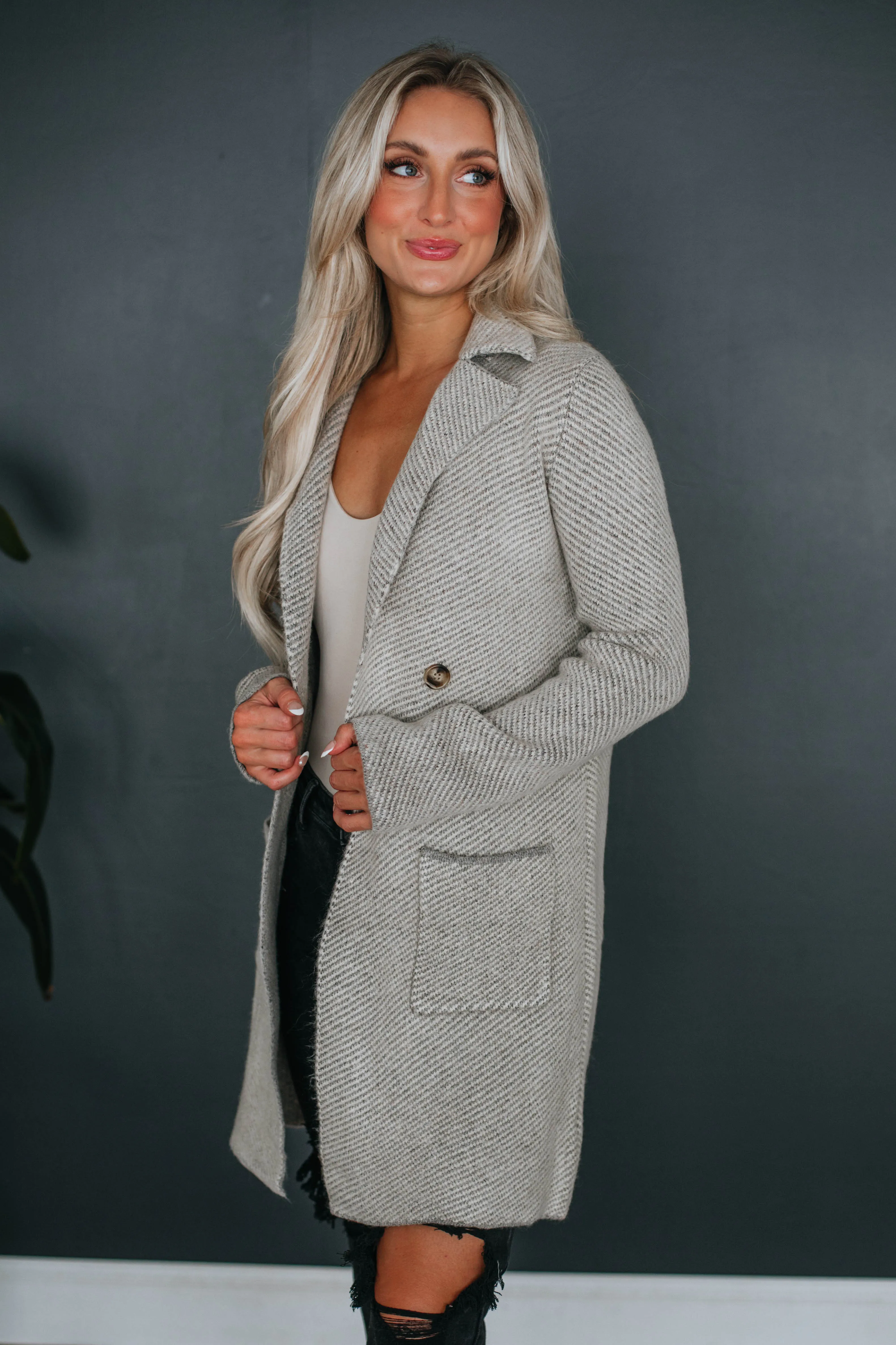 Lorinda Knit Coatigan sold by Wild Oak Boutique product image thumbnail 4