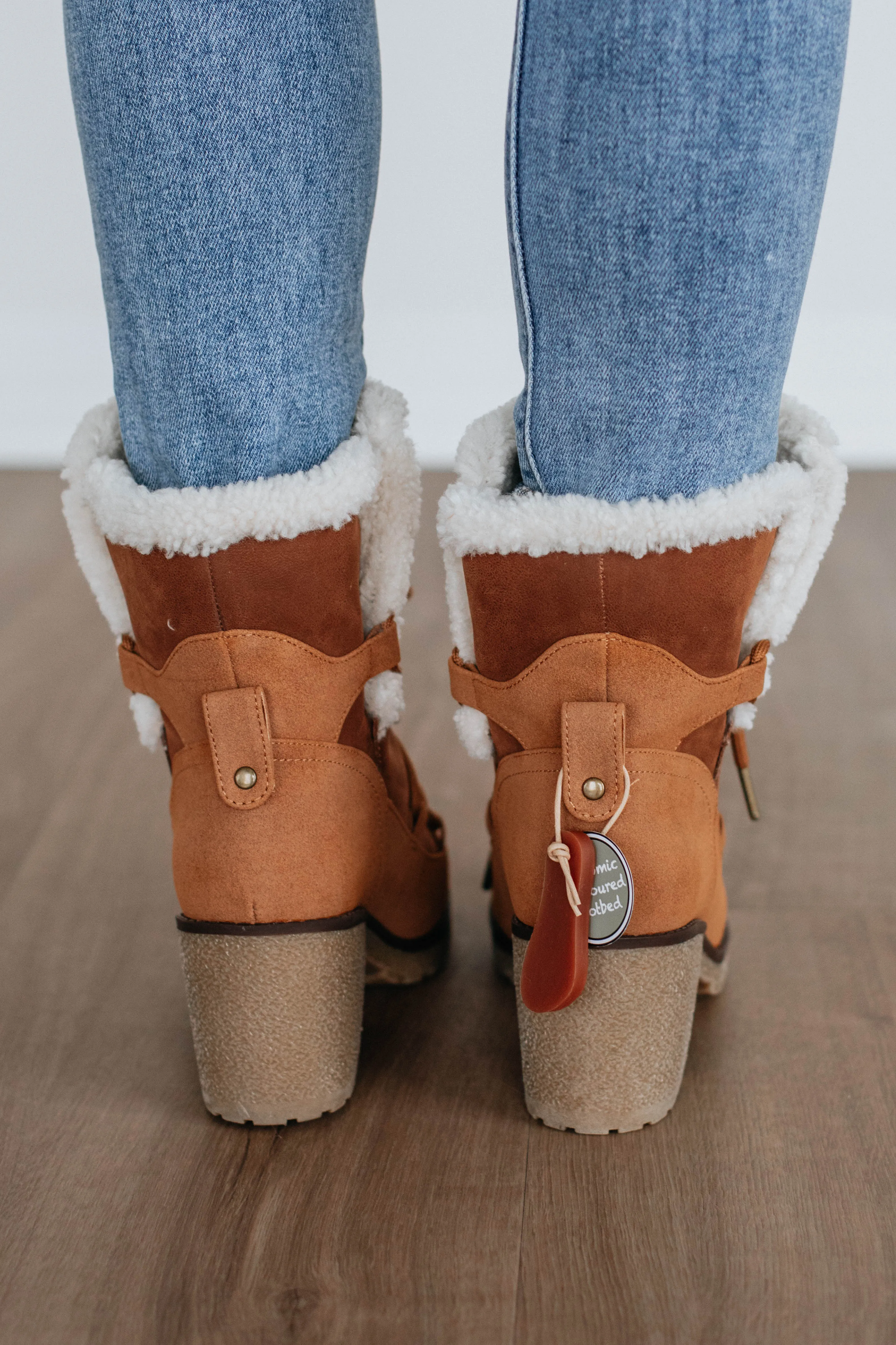 Embracing The Chill Boots - Cognac sold by Wild Oak Boutique product image thumbnail 4