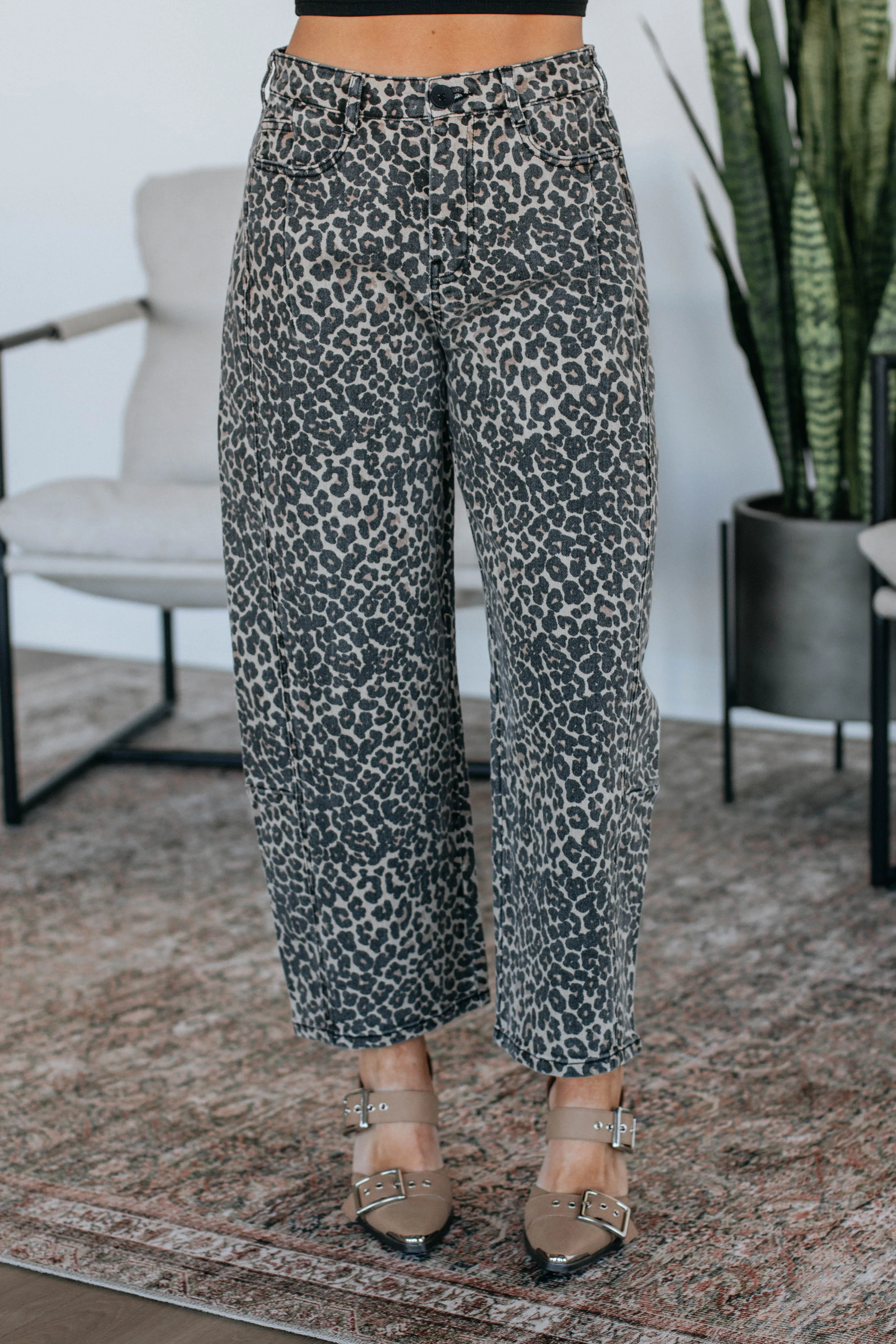 Raelynn Leopard Pants sold by Wild Oak Boutique product image thumbnail 2