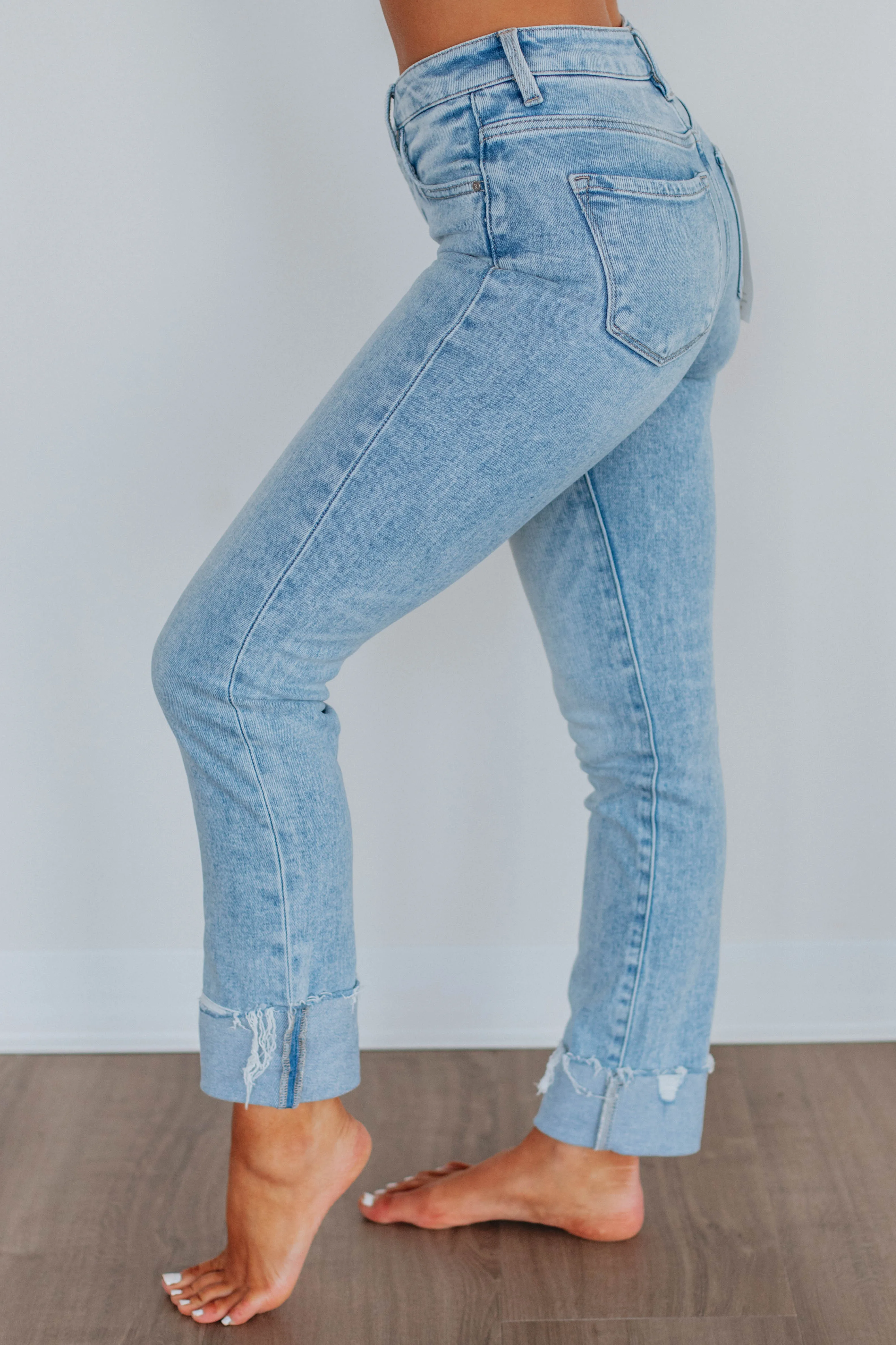Taylor Risen Jeans - Light Wash sold by Wild Oak Boutique product image thumbnail 2