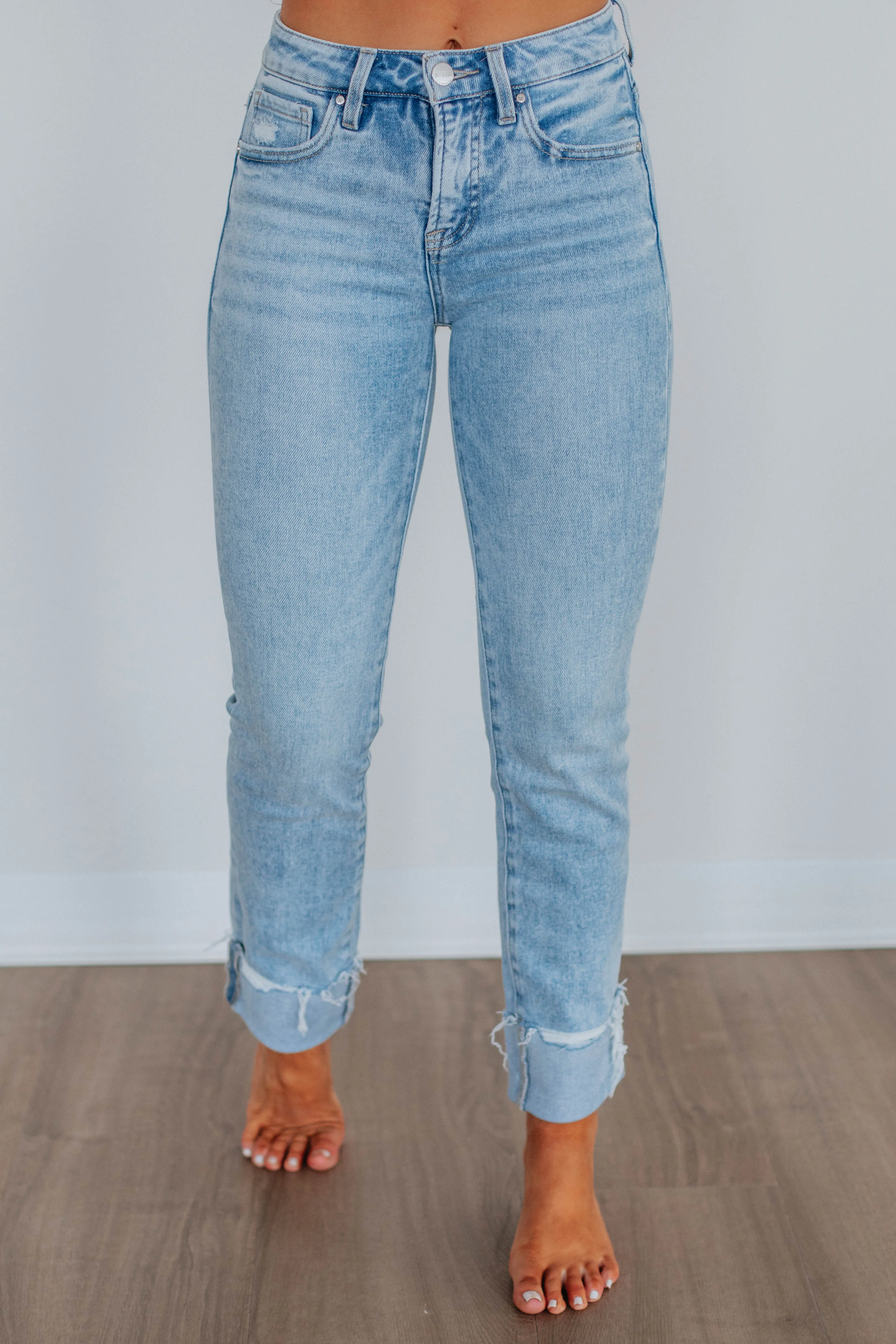Taylor Risen Jeans - Light Wash sold by Wild Oak Boutique product image thumbnail 5