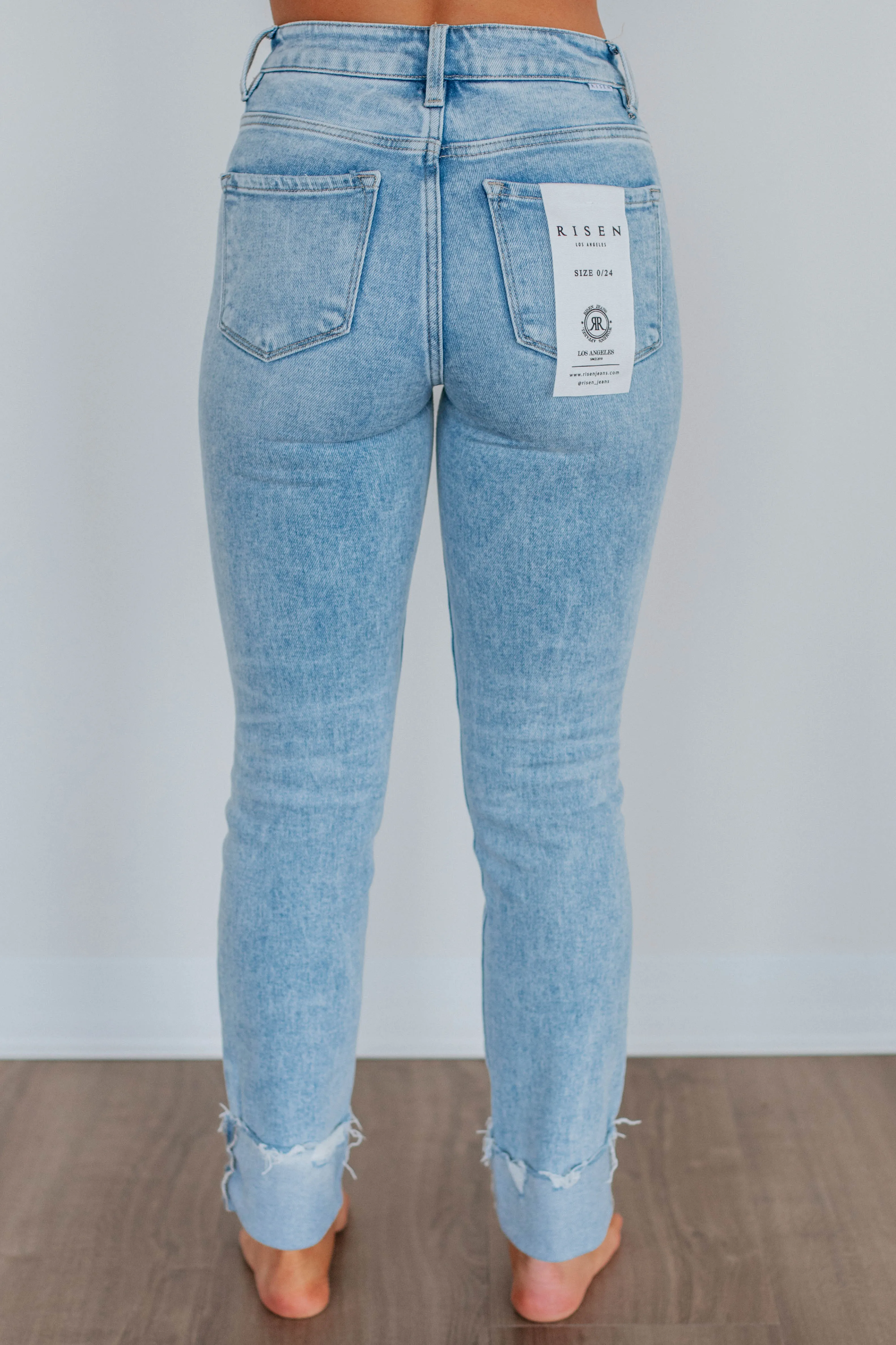 Taylor Risen Jeans - Light Wash sold by Wild Oak Boutique product image thumbnail 4