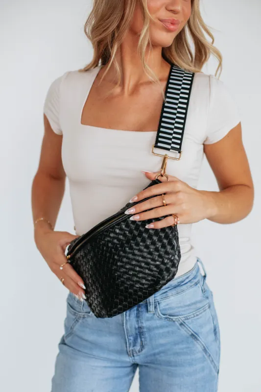 Patsy Bum Bag - Black sold by Wild Oak Boutique