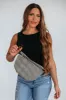 Patsy Bum Bag - Checkered Black sold by Wild Oak Boutique