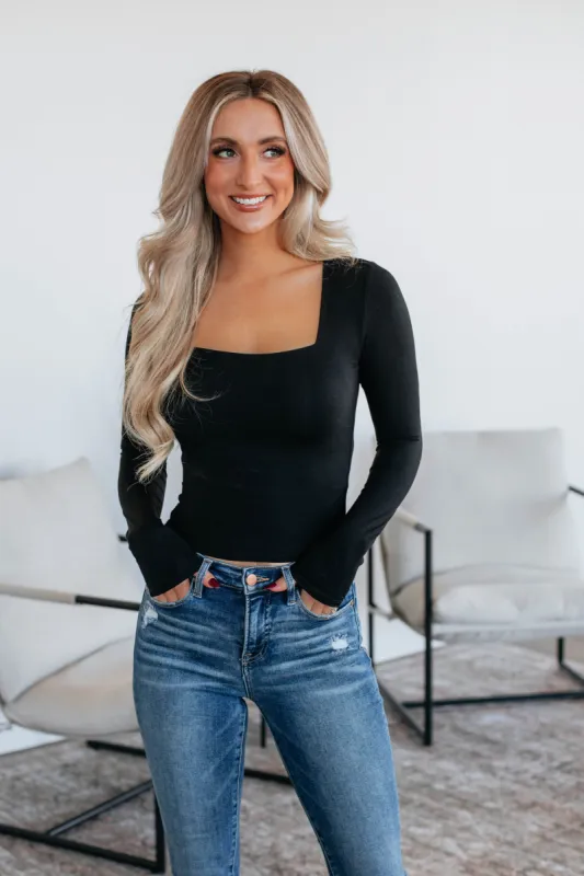 Collyns Basic Top - Black sold by Wild Oak Boutique
