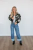 Dasha Quilted Bomber Jacket - Black sold by Wild Oak Boutique