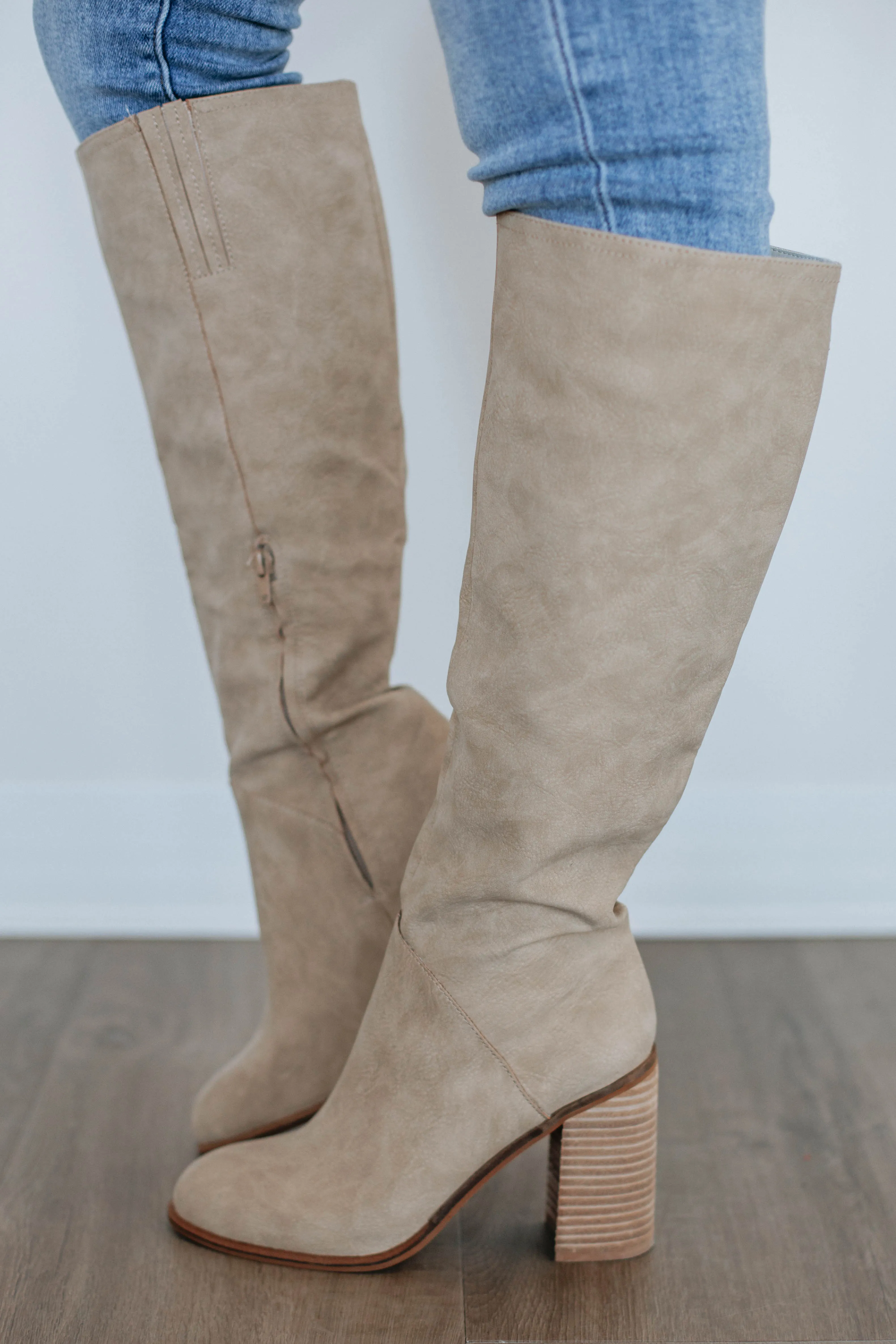Finding My Way Boots - Khaki sold by Wild Oak Boutique