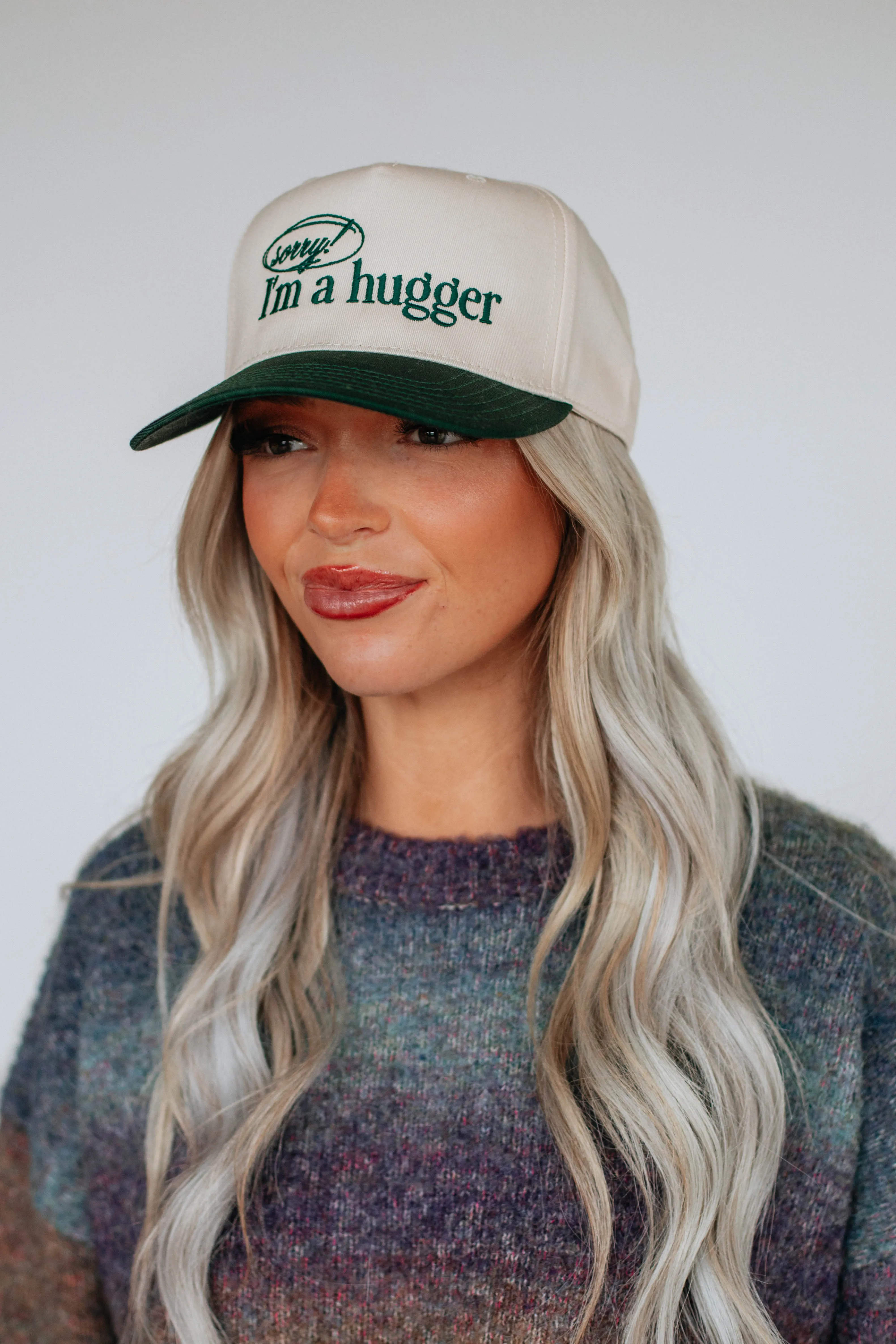 Sorry I'm A Hugger Trucker Hat sold by Wild Oak Boutique product image thumbnail 3