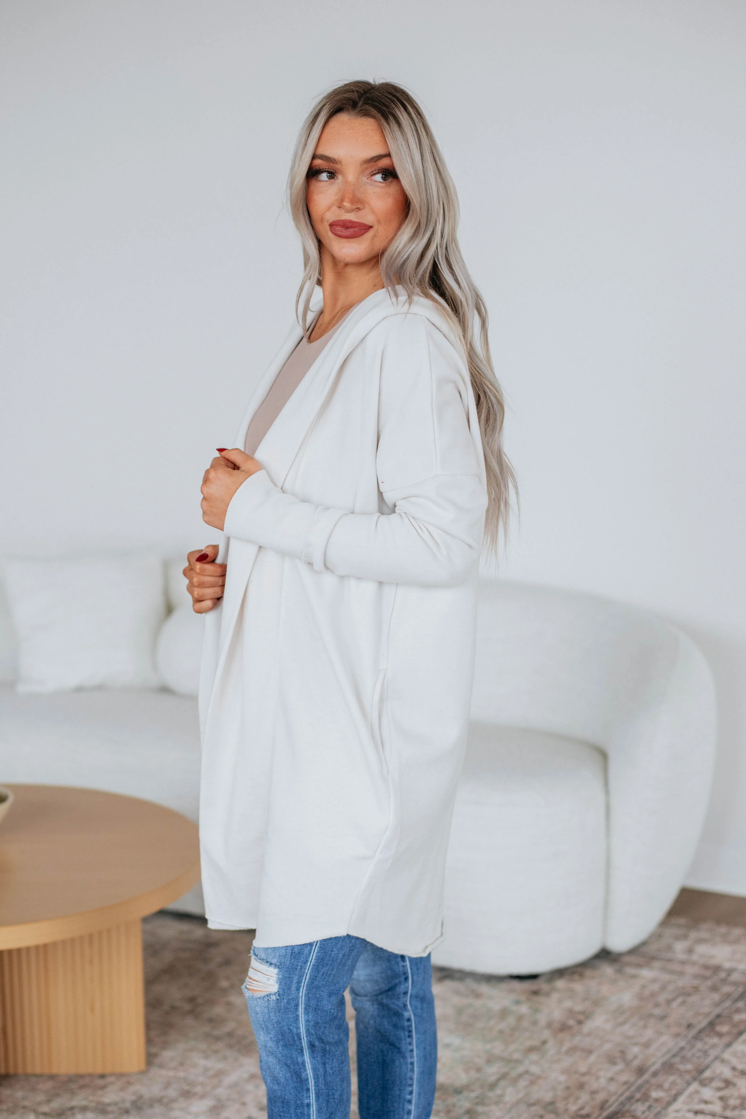 Rebekah Cardigan - Natural sold by Wild Oak Boutique product image thumbnail 3