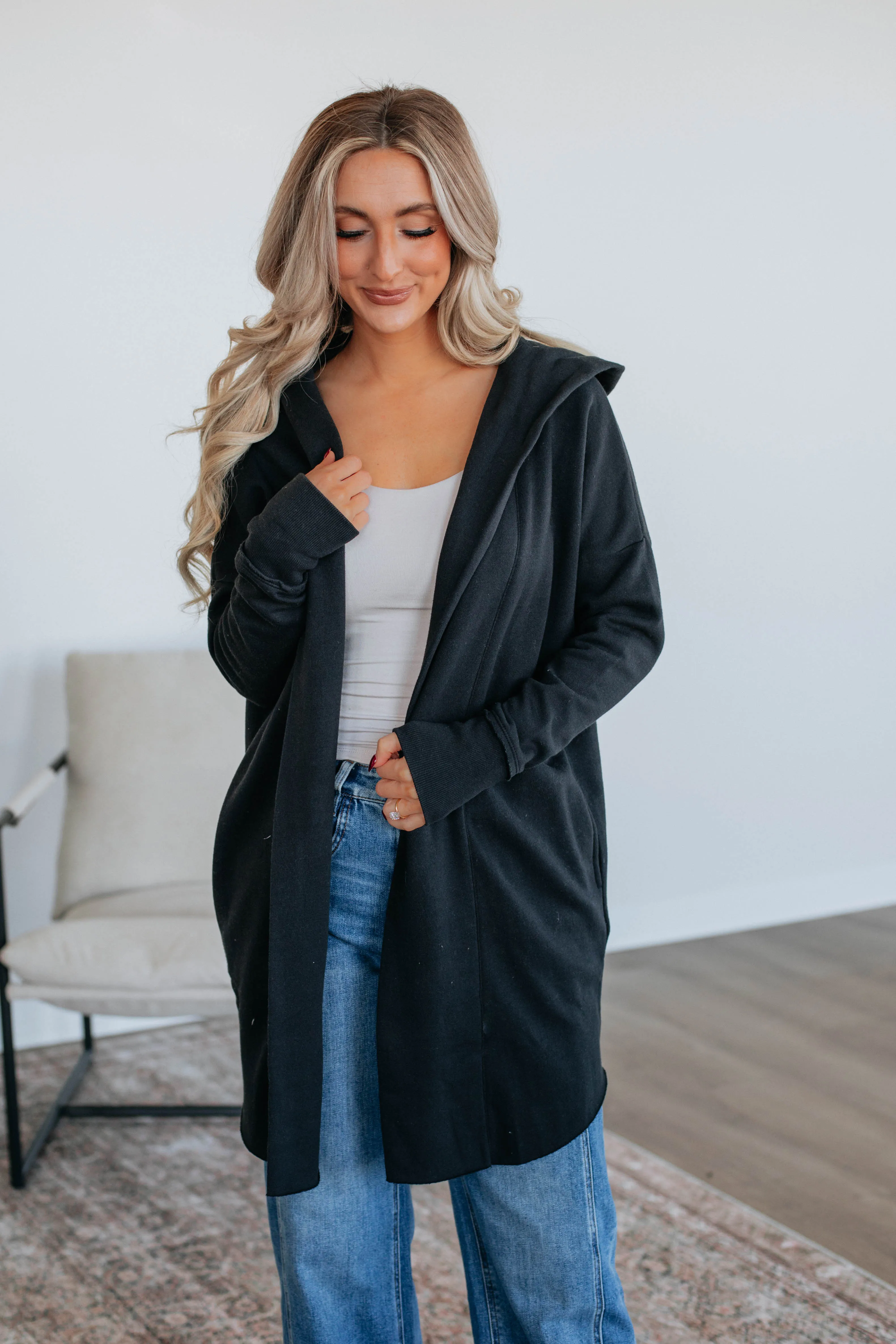 Rebekah Cardigan - Black sold by Wild Oak Boutique product image thumbnail 4