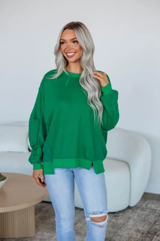 Rania Oversized Top sold by Wild Oak Boutique