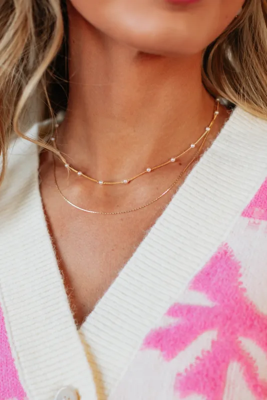Pearl Kinda Girl Necklace - Gold sold by Wild Oak Boutique
