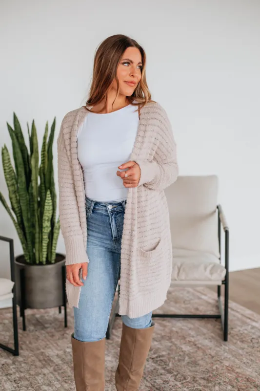 Lorna Cardigan - Sand sold by Wild Oak Boutique