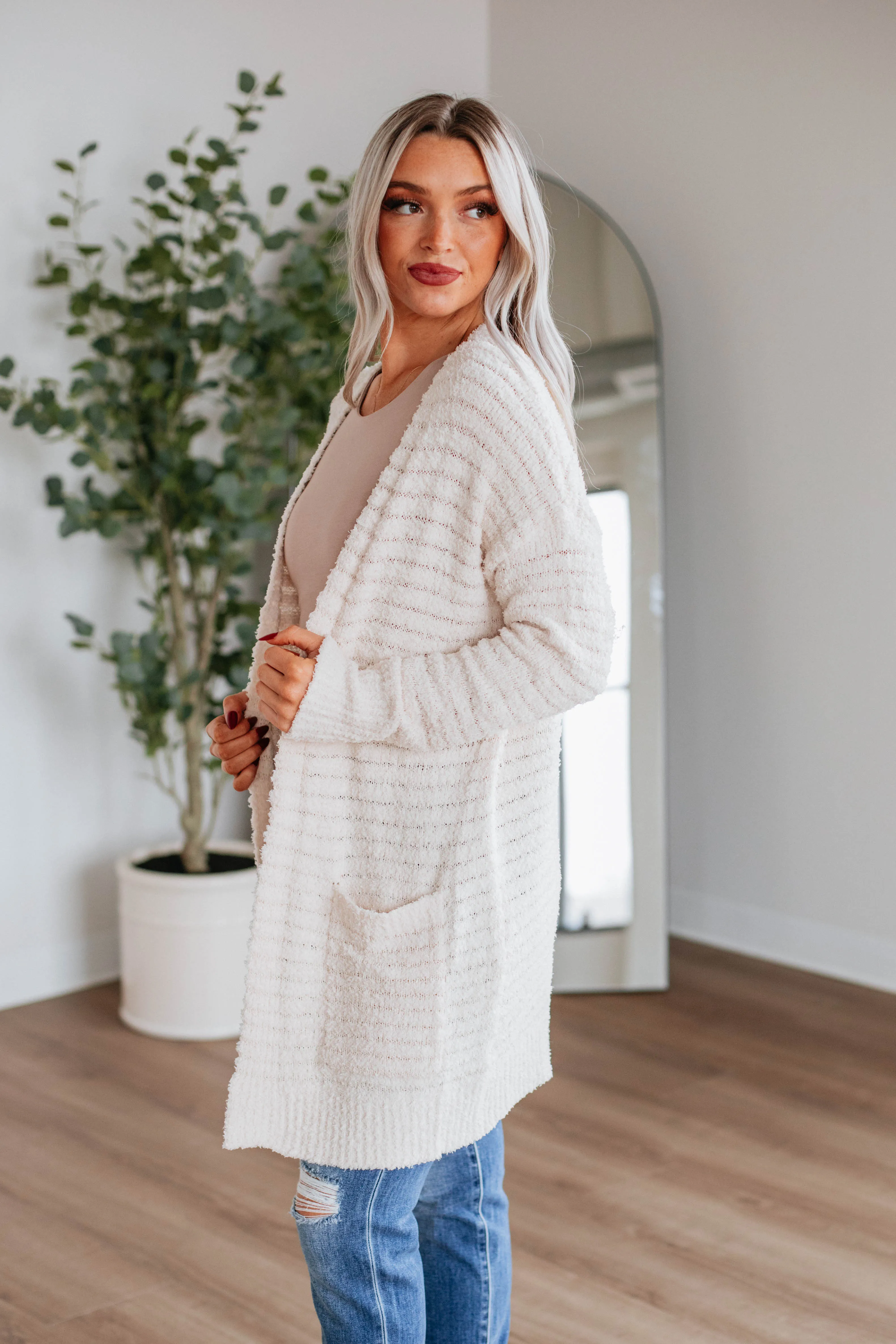 Lorna Cardigan - Ivory sold by Wild Oak Boutique product image thumbnail 4