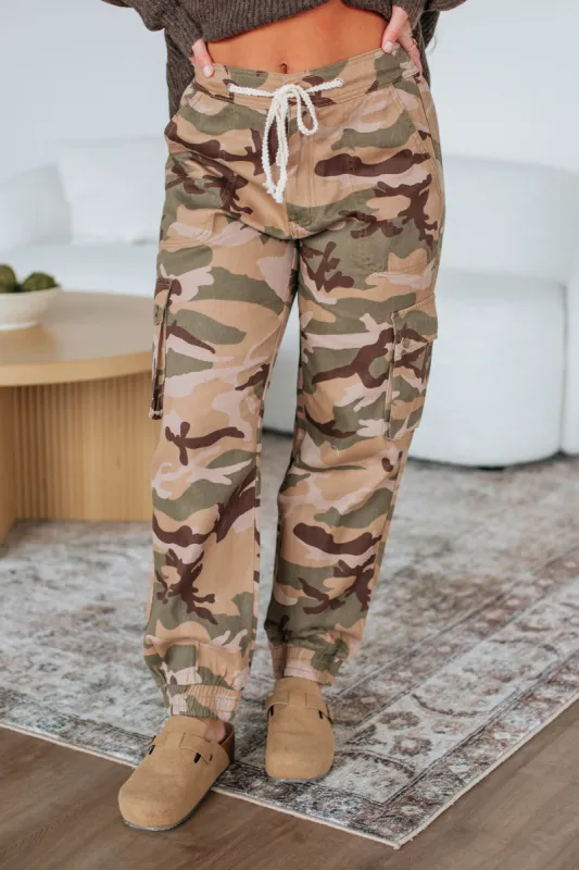 Maverick Cargo Pants - Taupe sold by Wild Oak Boutique