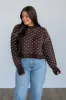 Emmie Knit Sweater - Chocolate sold by Wild Oak Boutique