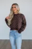 Emmie Knit Sweater - Chocolate sold by Wild Oak Boutique
