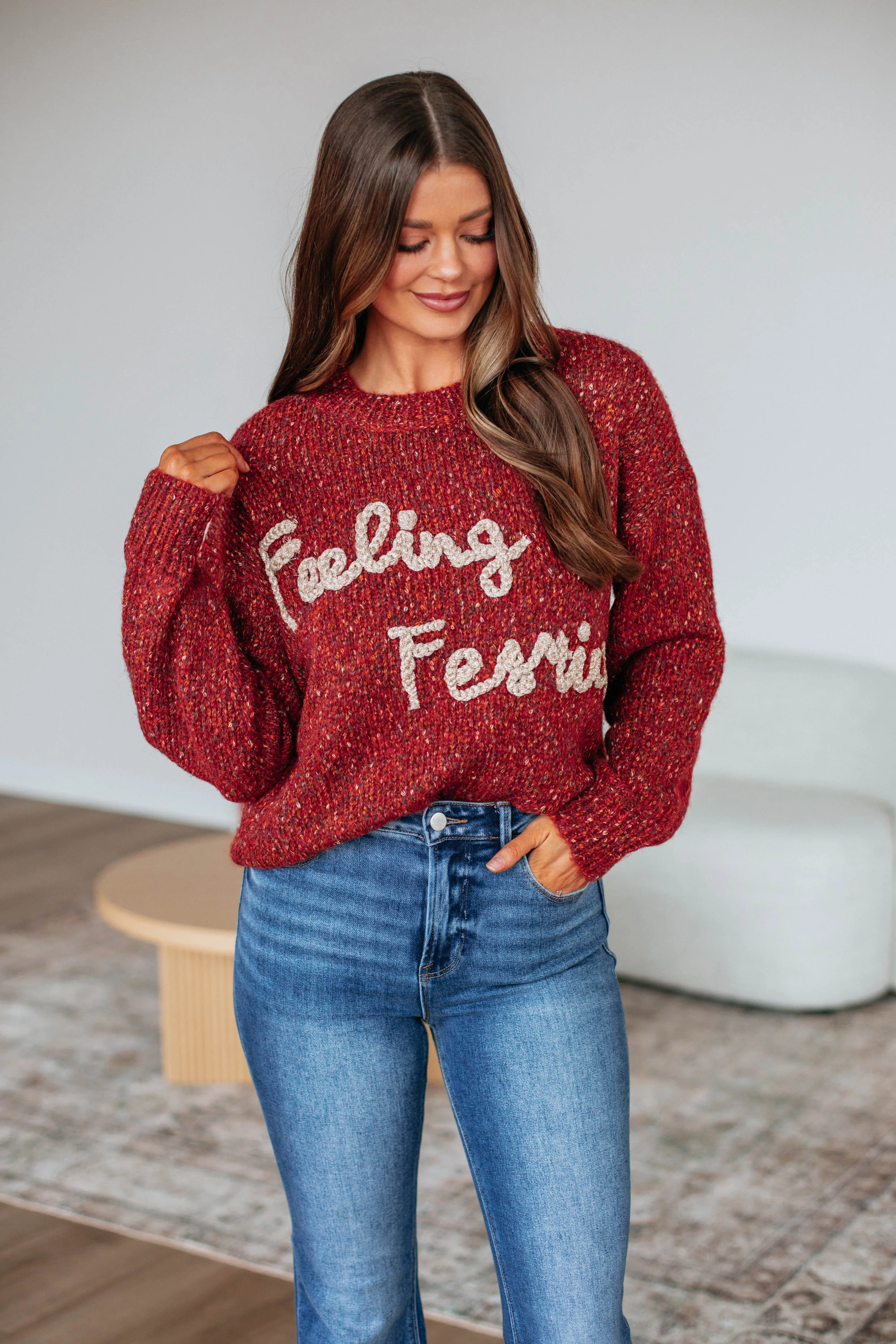 Feeling Festive Sweater sold by Wild Oak Boutique product image thumbnail 3