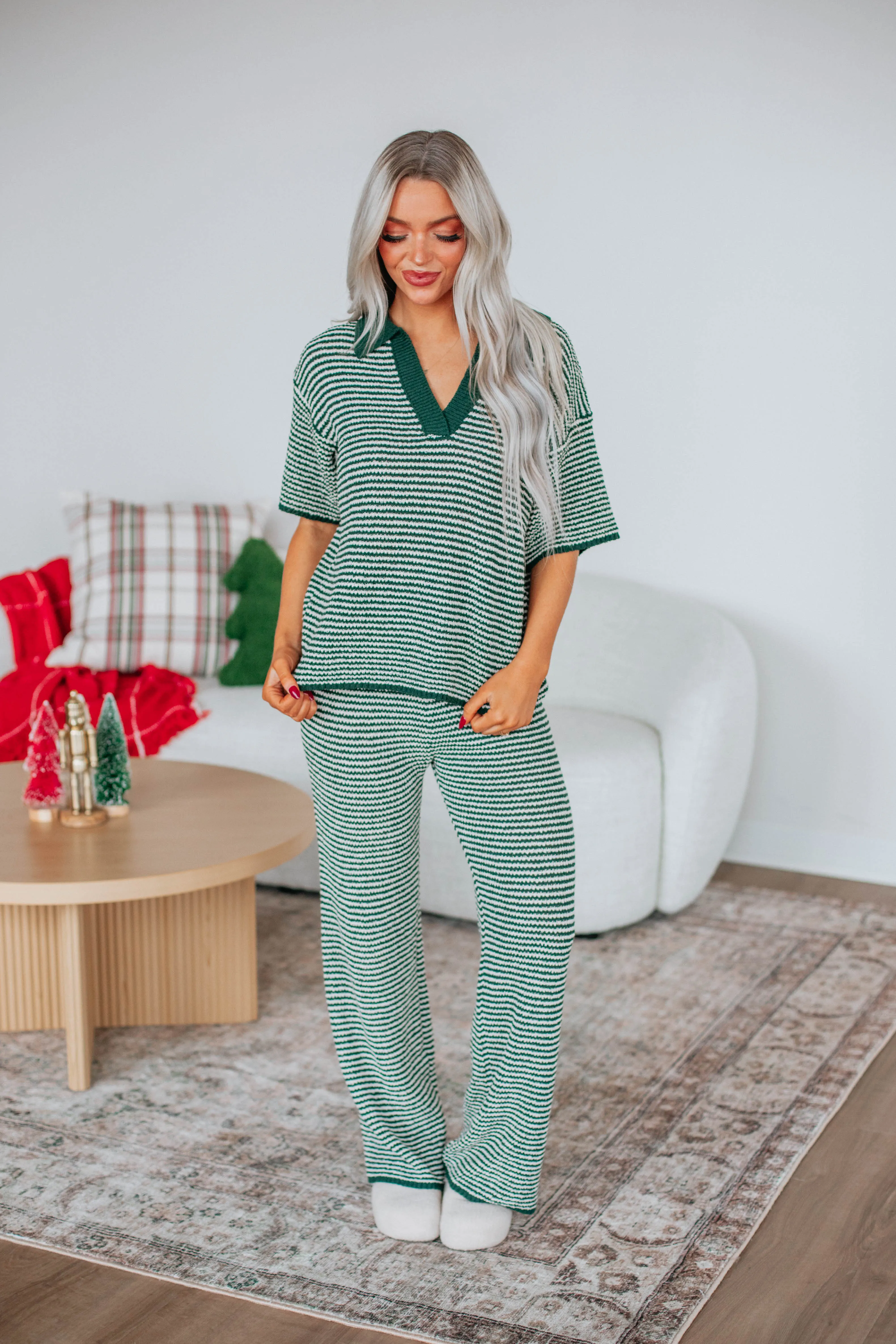 Gage Two-Piece Set - Hunter Green sold by Wild Oak Boutique product image thumbnail 3