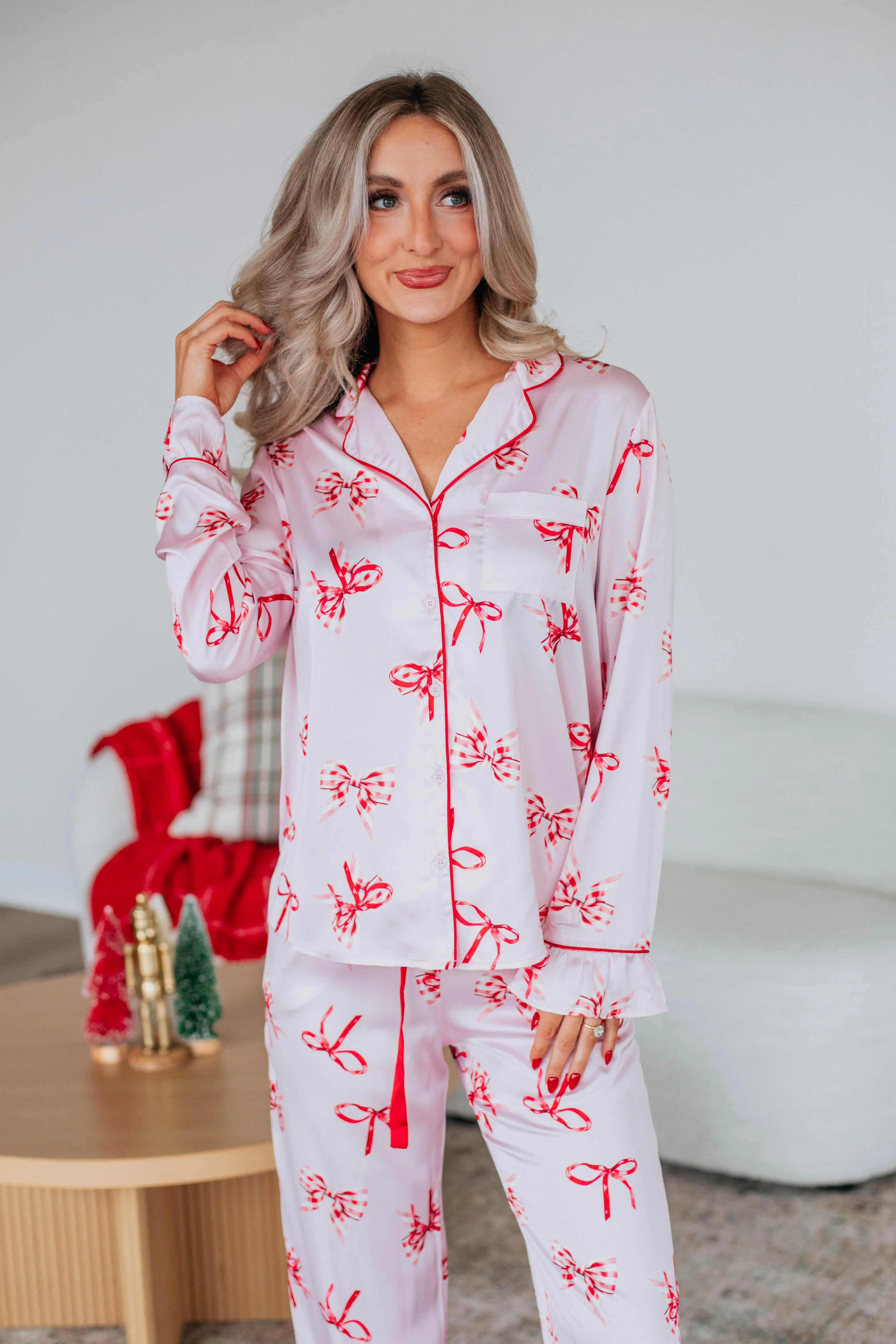 Literally Just A Girl Pajama Top sold by Wild Oak Boutique product image thumbnail 3