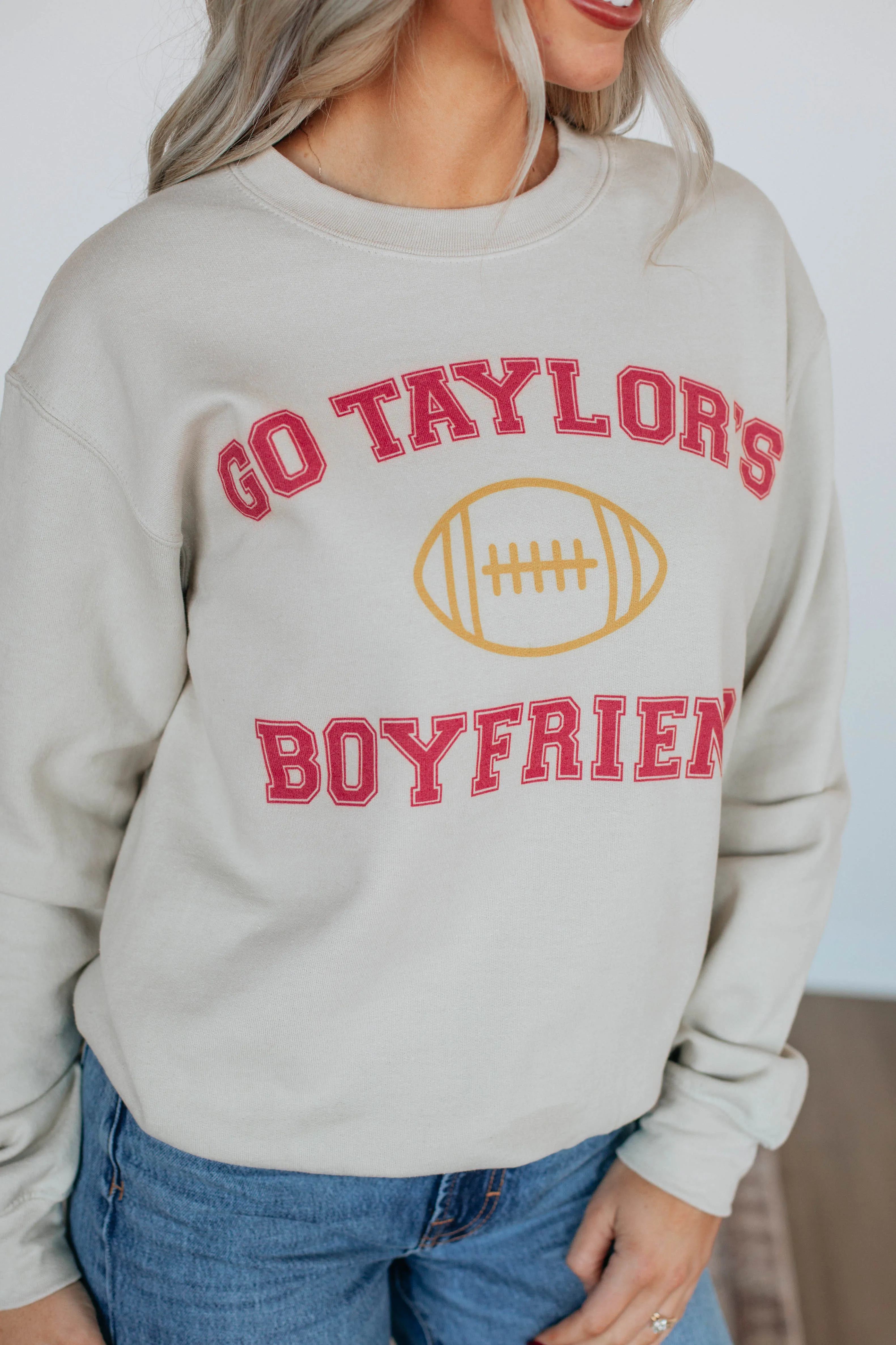 Go Taylor's Boyfriend Crewneck sold by Wild Oak Boutique product image thumbnail 2