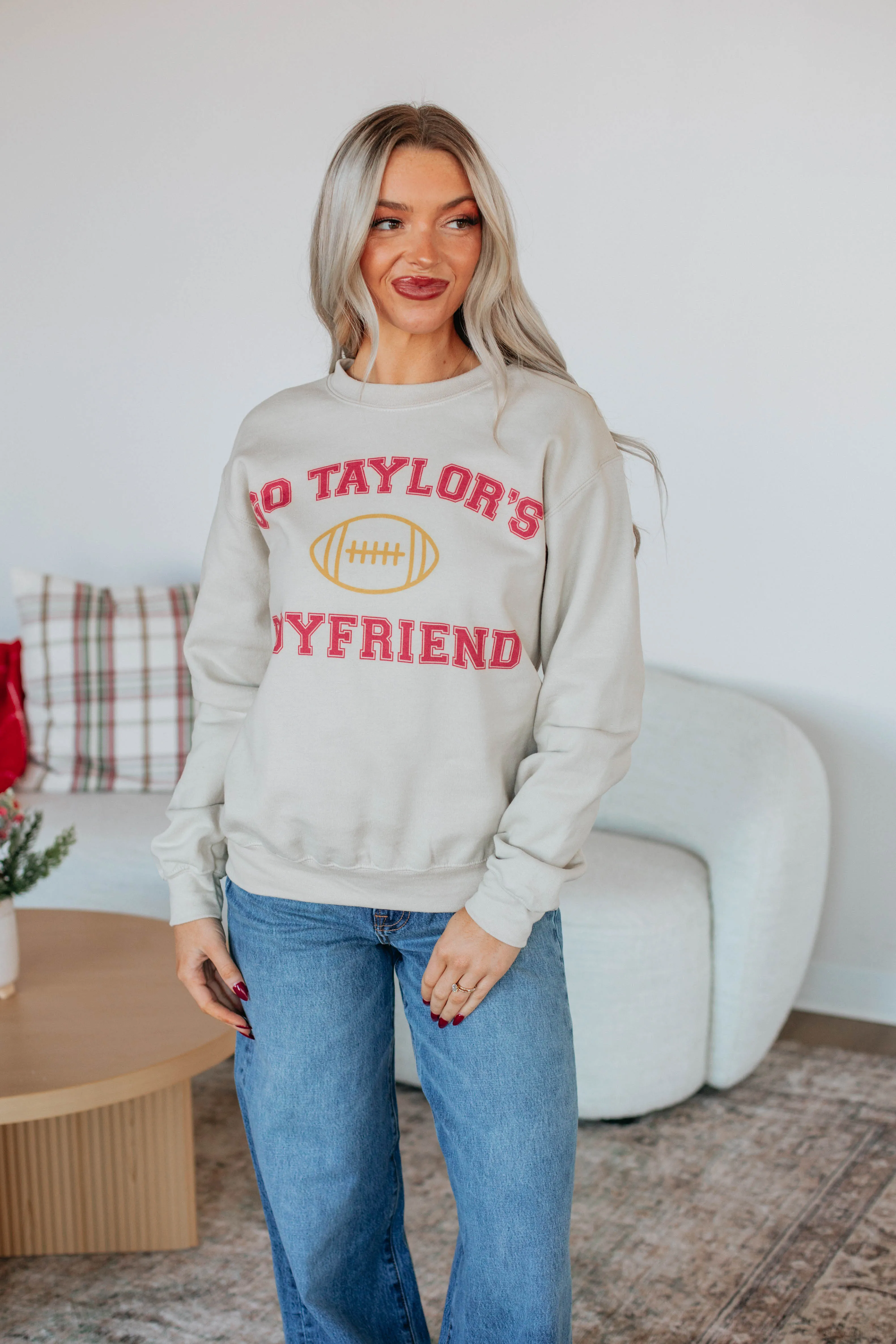 Go Taylor's Boyfriend Crewneck sold by Wild Oak Boutique product image thumbnail 4