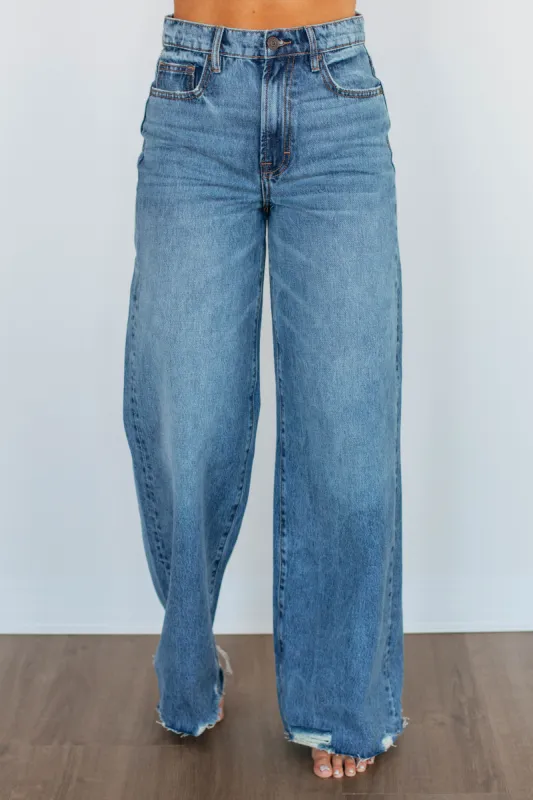 Nori Hidden Jeans - Medium Wash sold by Wild Oak Boutique