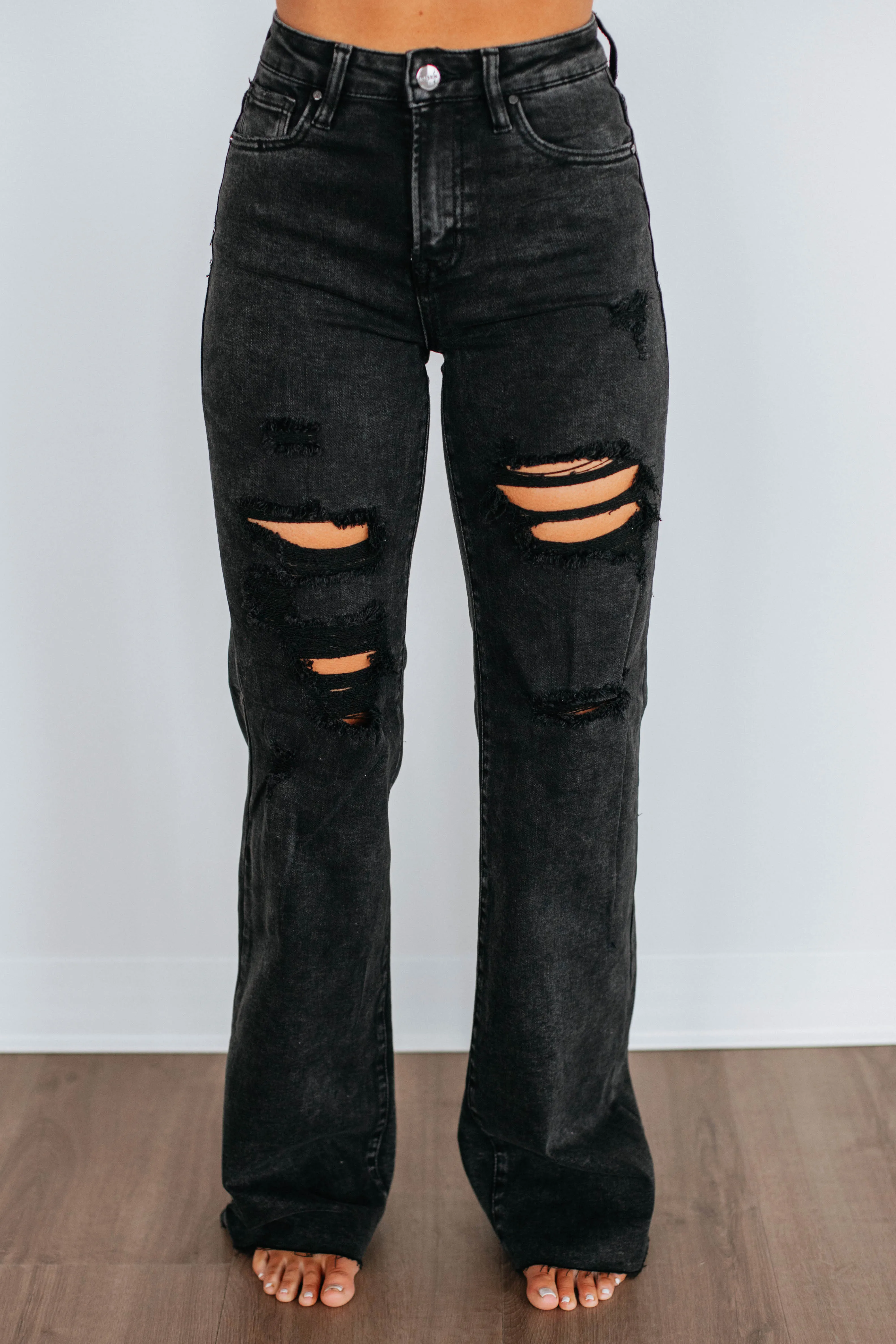 Georgia Risen Jeans - Vintage Black sold by Wild Oak Boutique product image thumbnail 3