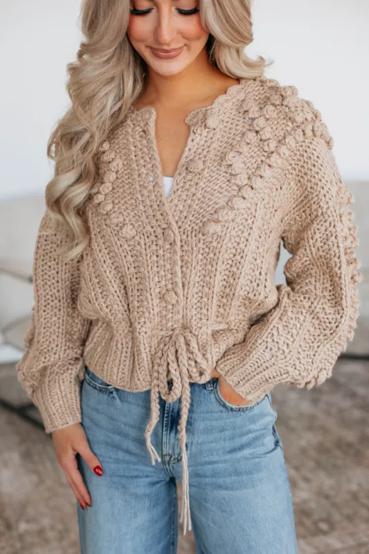 Darcie Cardigan - Taupe sold by Wild Oak Boutique