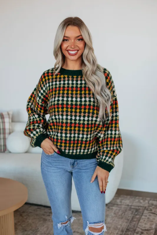 Raelle Sweater - Hunter Green sold by Wild Oak Boutique