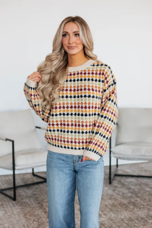 Raelle Sweater - Cream sold by Wild Oak Boutique