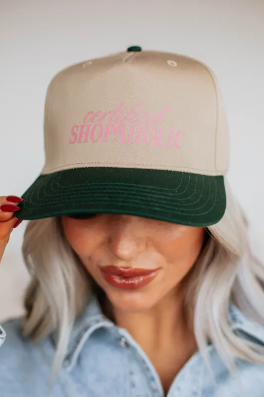 Certified Shopaholic Trucker Hat sold by Wild Oak Boutique