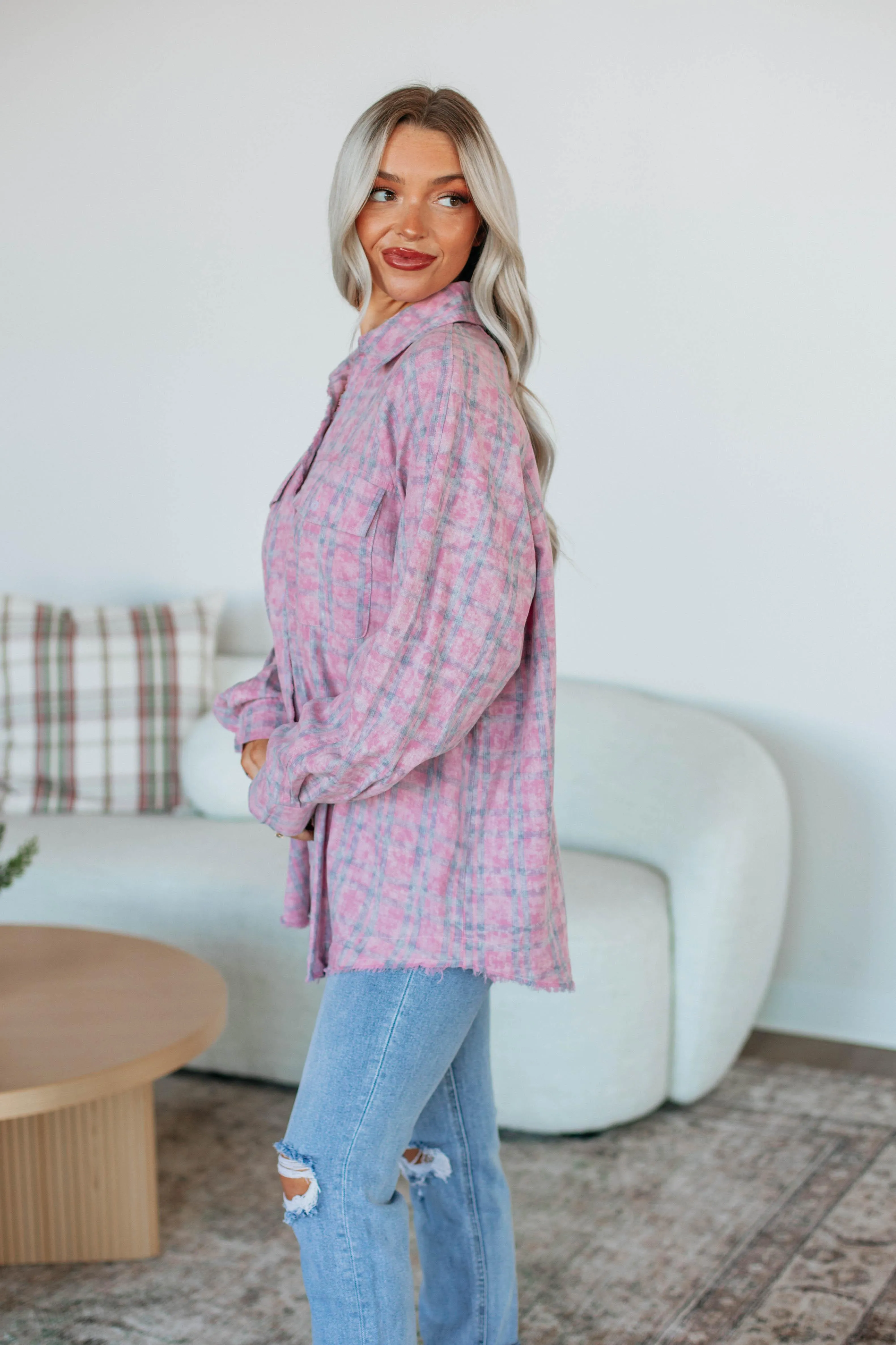 Amrie Flannel Top sold by Wild Oak Boutique product image thumbnail 5