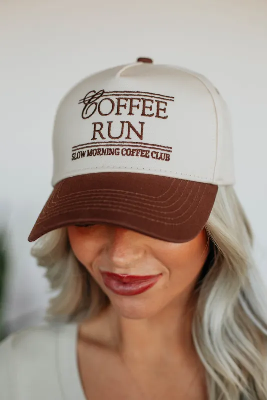 Coffee Run Trucker Hat sold by Wild Oak Boutique