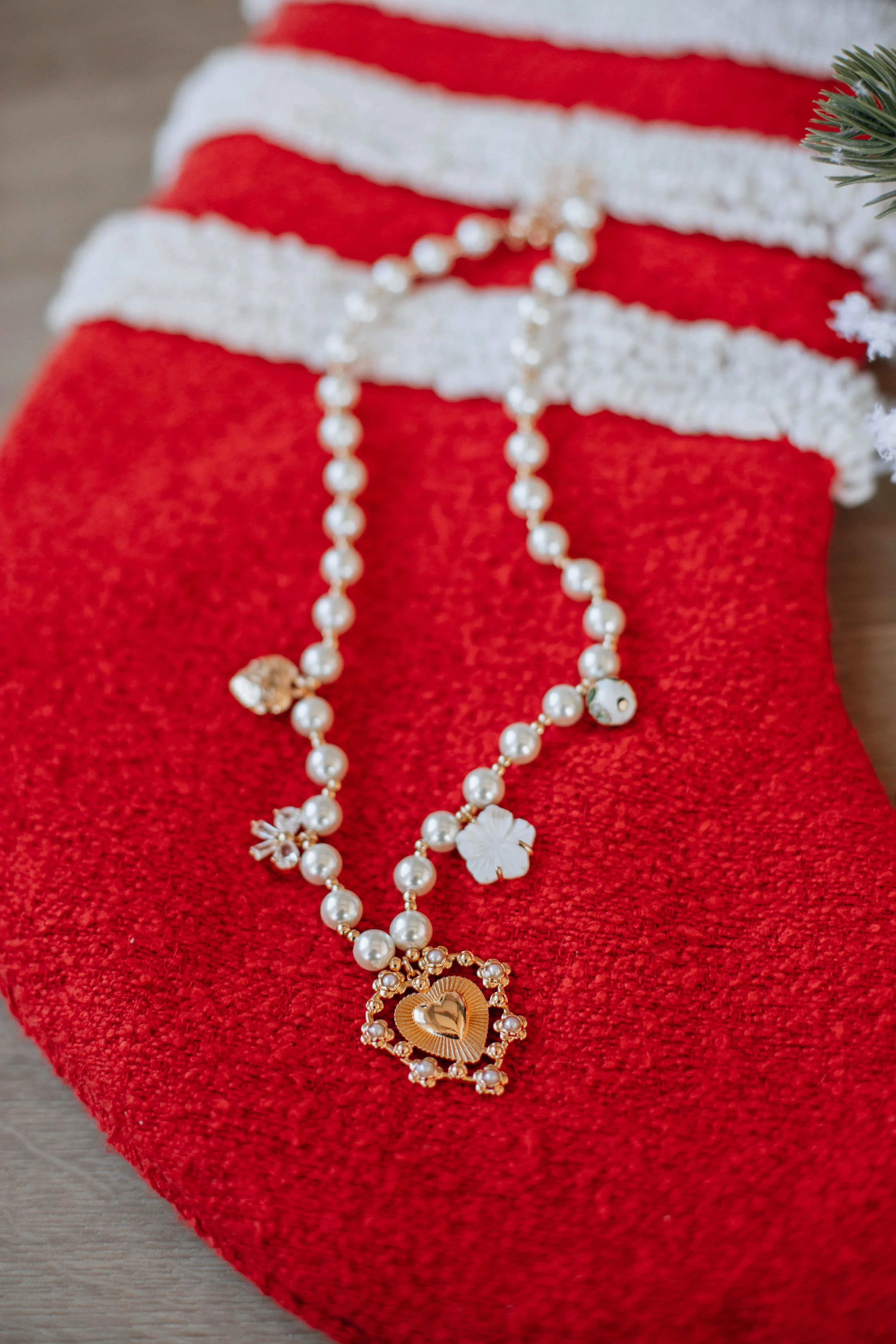 Over The Heartache Necklace - Ivory sold by Wild Oak Boutique product image thumbnail 2