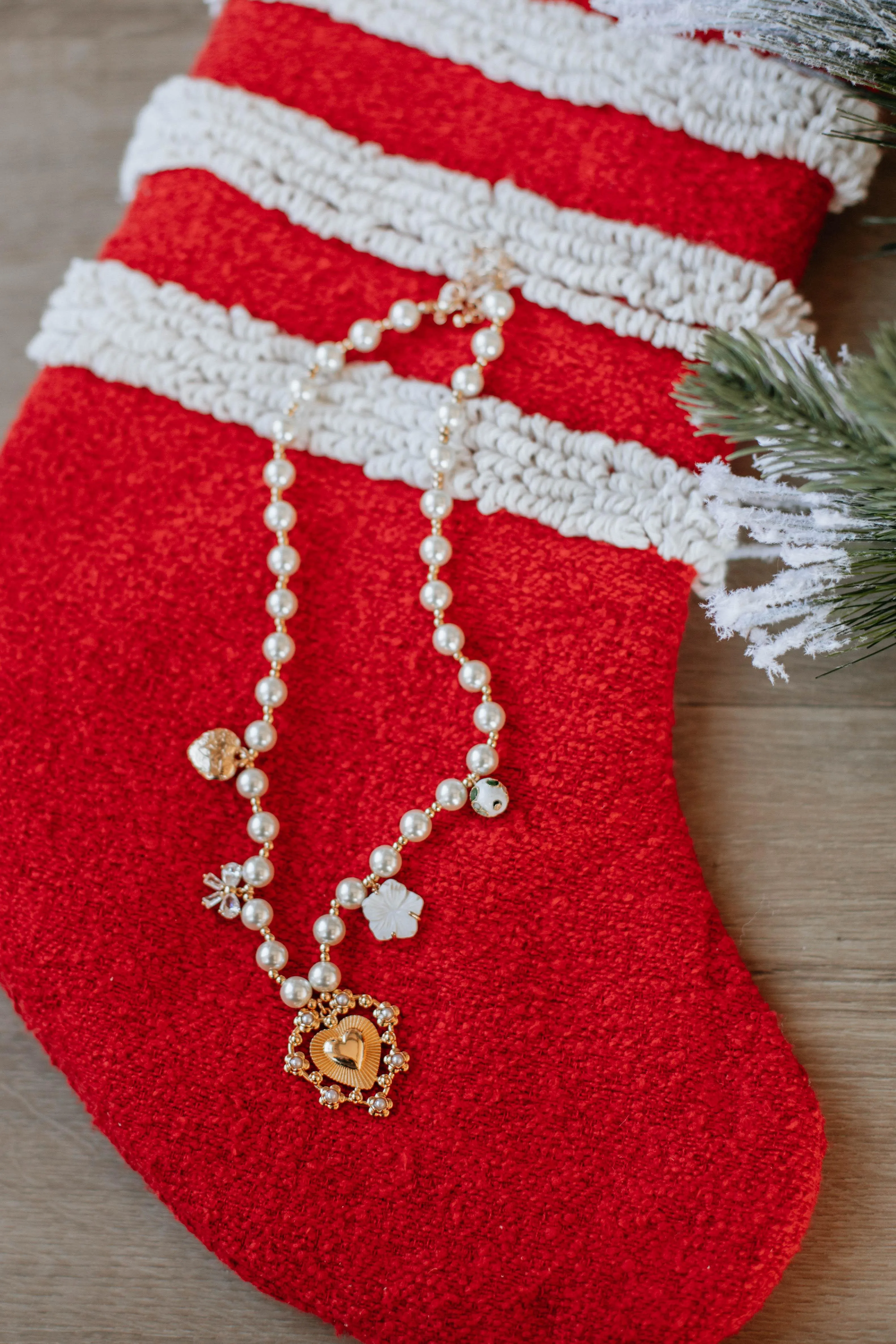 Over The Heartache Necklace - Ivory sold by Wild Oak Boutique product image thumbnail 3