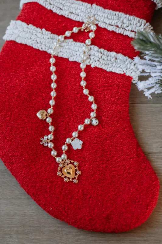 Over The Heartache Necklace - Ivory sold by Wild Oak Boutique