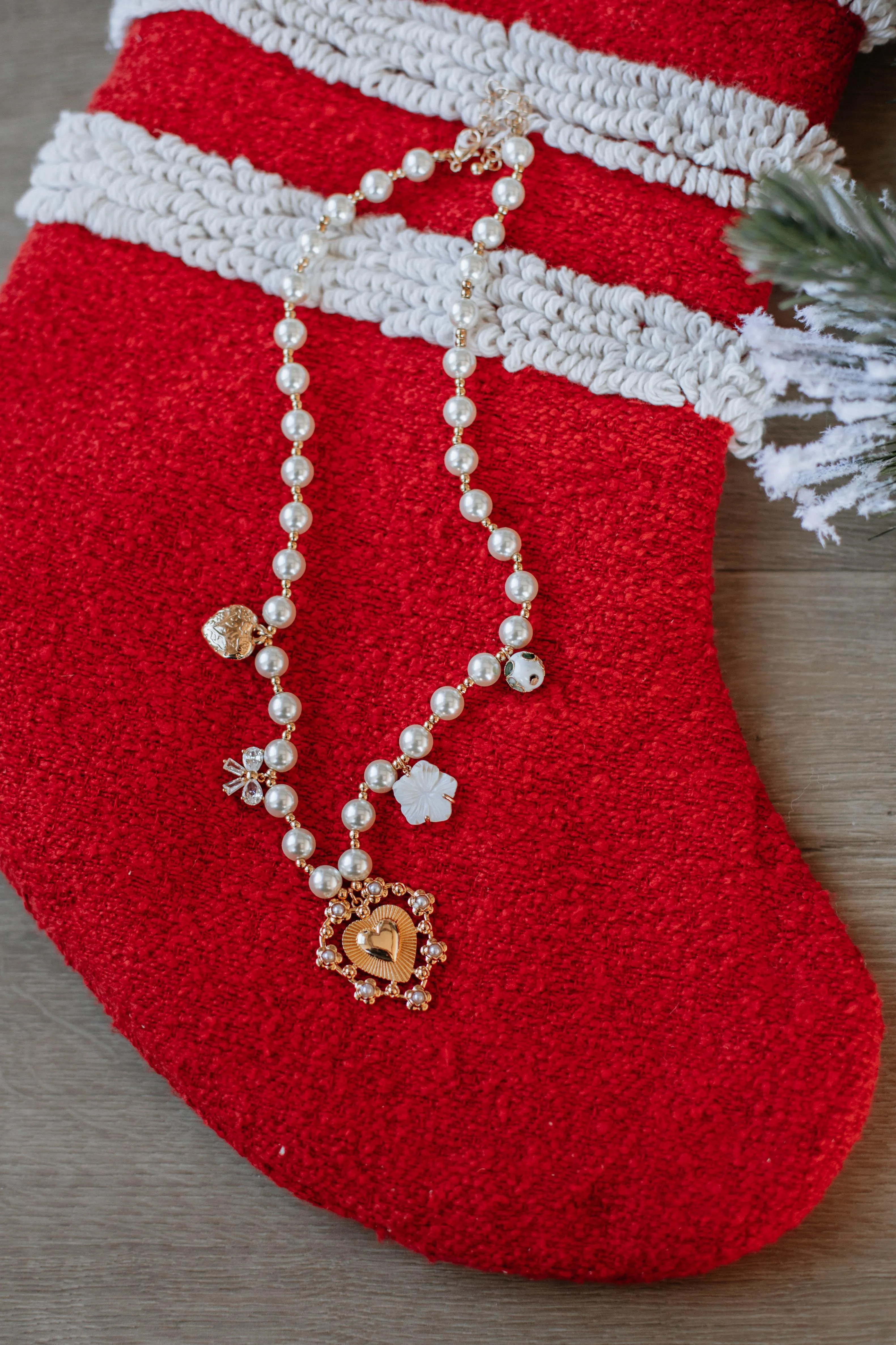 Over The Heartache Necklace - Ivory sold by Wild Oak Boutique