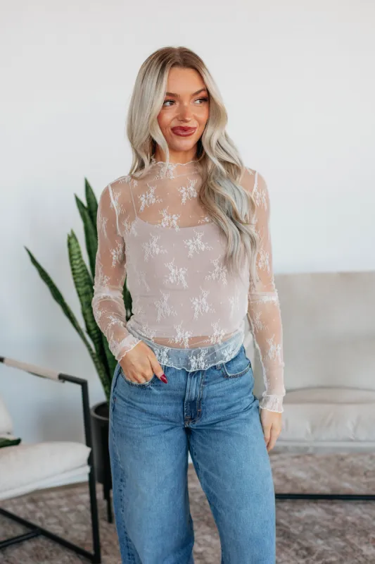 Asa Lace Top - Natural made by Listicle