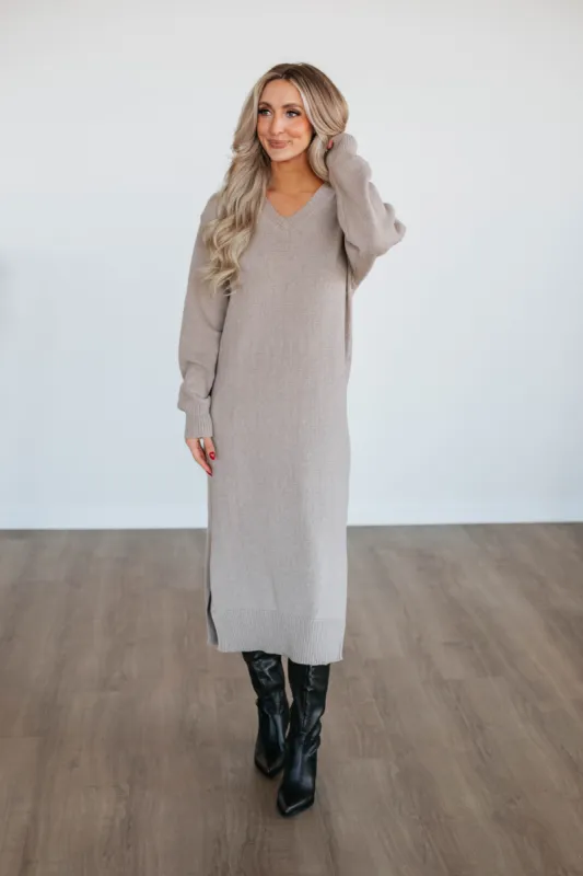 Jasmine Sweater Dress sold by Wild Oak Boutique
