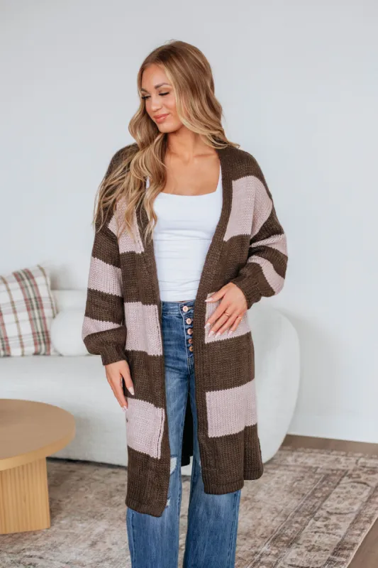 Shada Striped Cardigan sold by Wild Oak Boutique