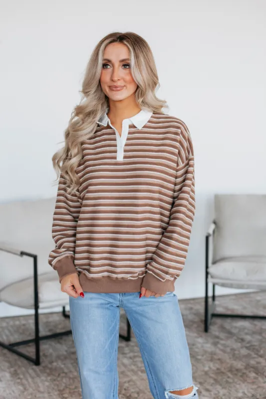 Rielly Striped Top sold by Wild Oak Boutique