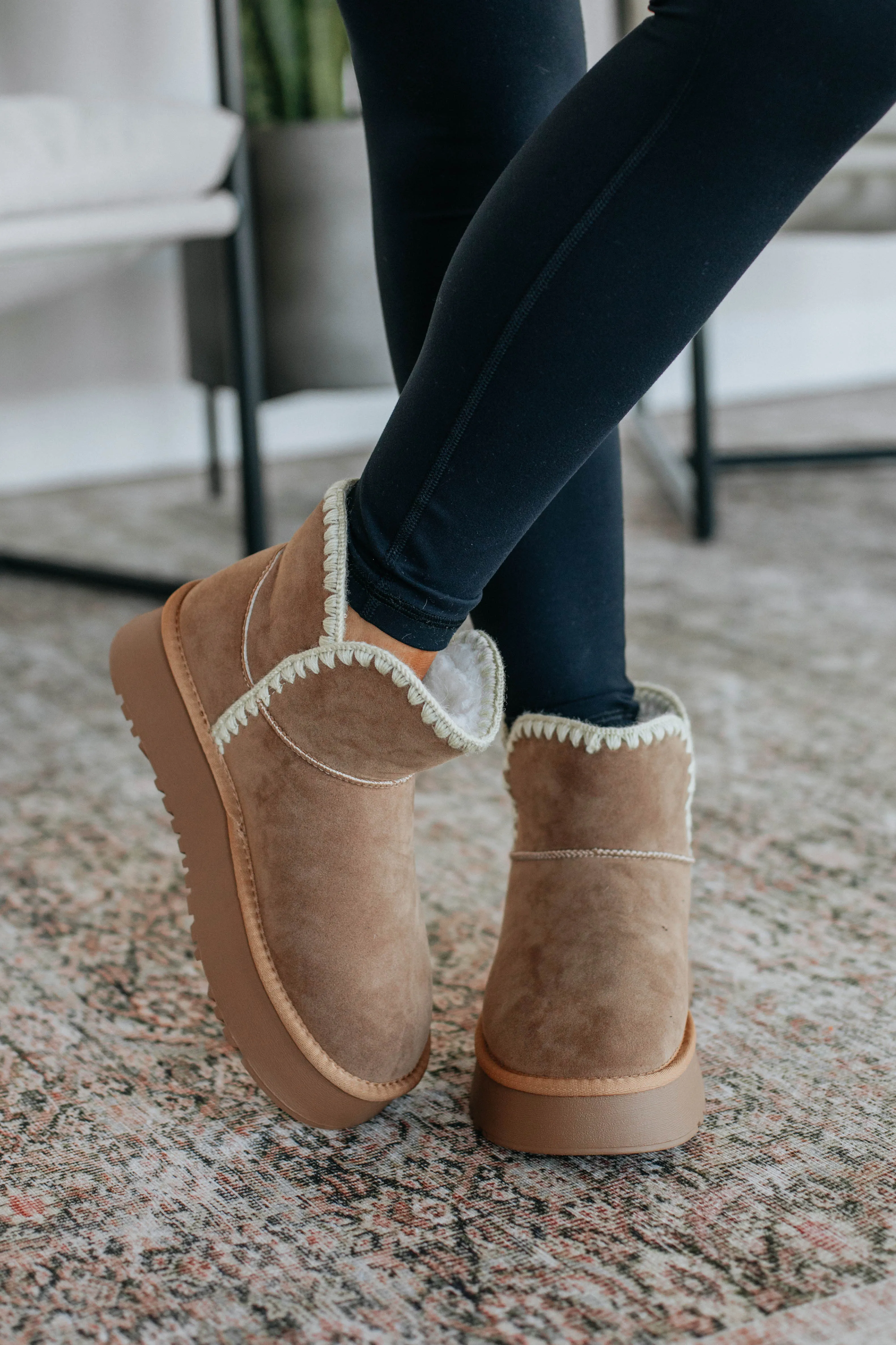 Committed To Cozy Boots - Camel sold by Wild Oak Boutique