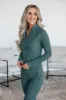 Rixie Ribbed Active Jacket - Spruce sold by Wild Oak Boutique