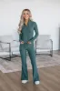 Rixie Ribbed Active Jacket - Spruce sold by Wild Oak Boutique