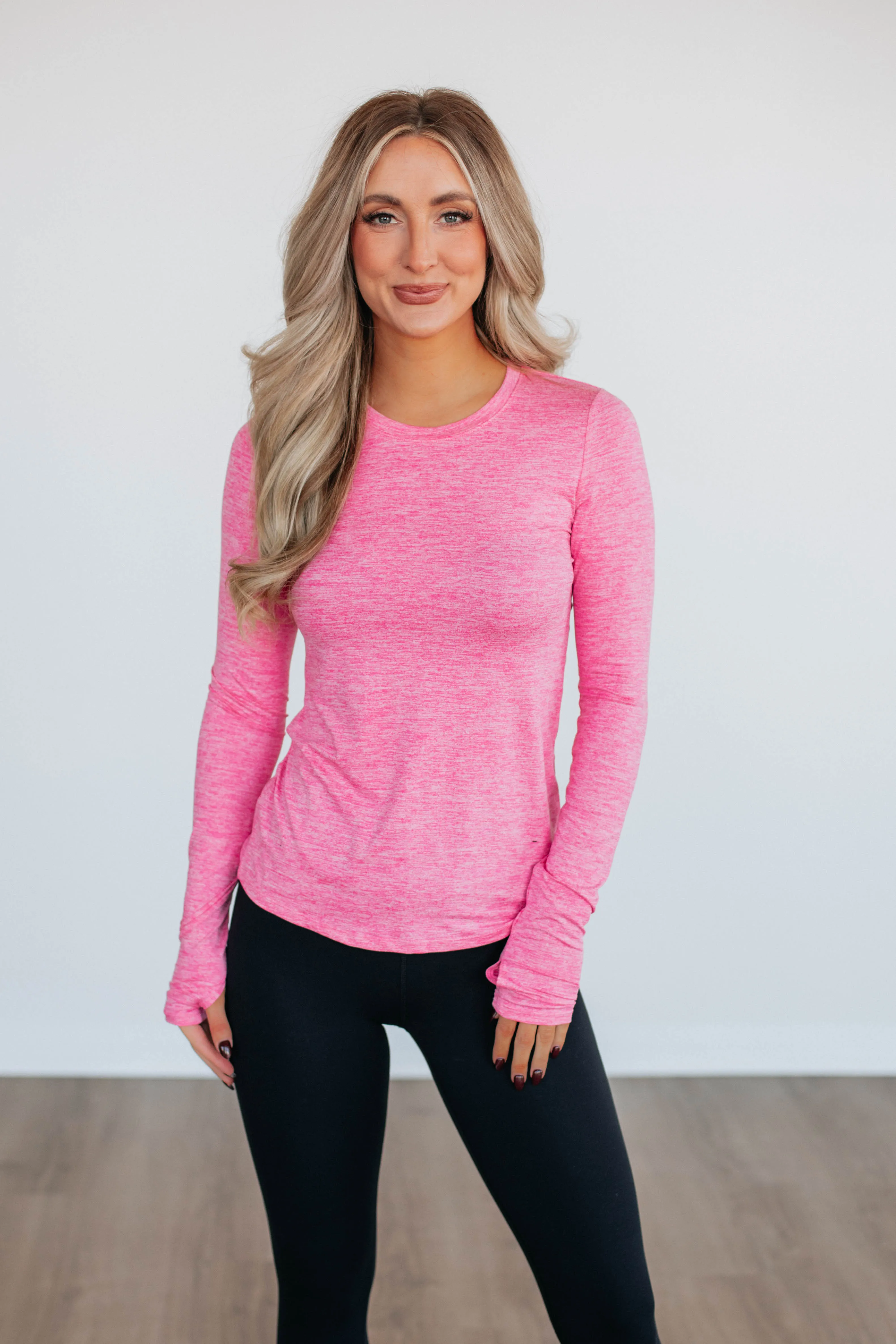 Devine Active Top - Bubblegum sold by Wild Oak Boutique