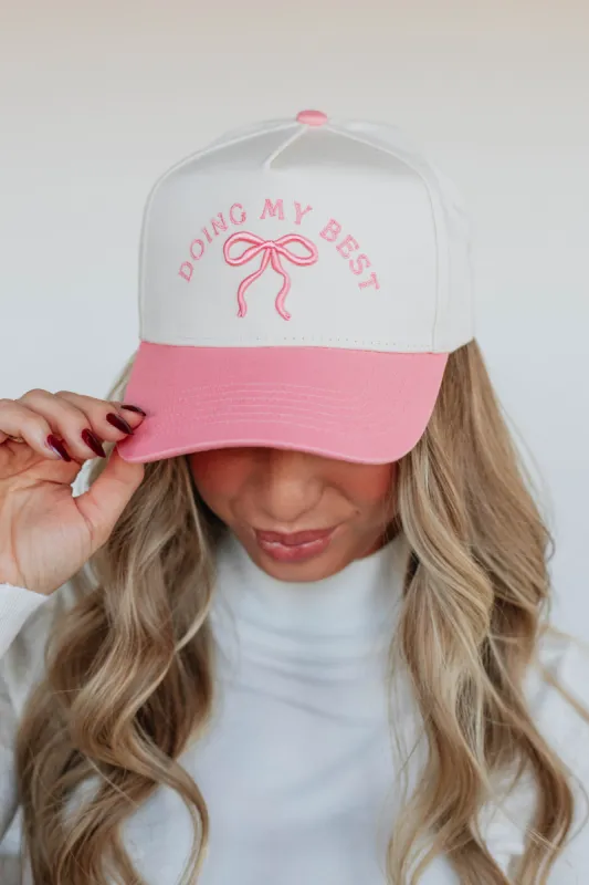 Doing My Best Trucker Hat sold by Wild Oak Boutique